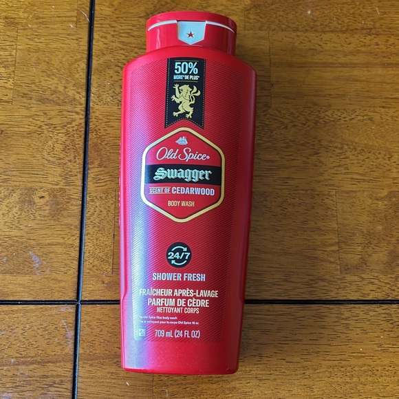 OLD SPICE SWAGGER SCENT OF CEDAR BODY WASH 24/7 SHOWER FRESH 709mL/24FL OZ - Picture 5 of 6